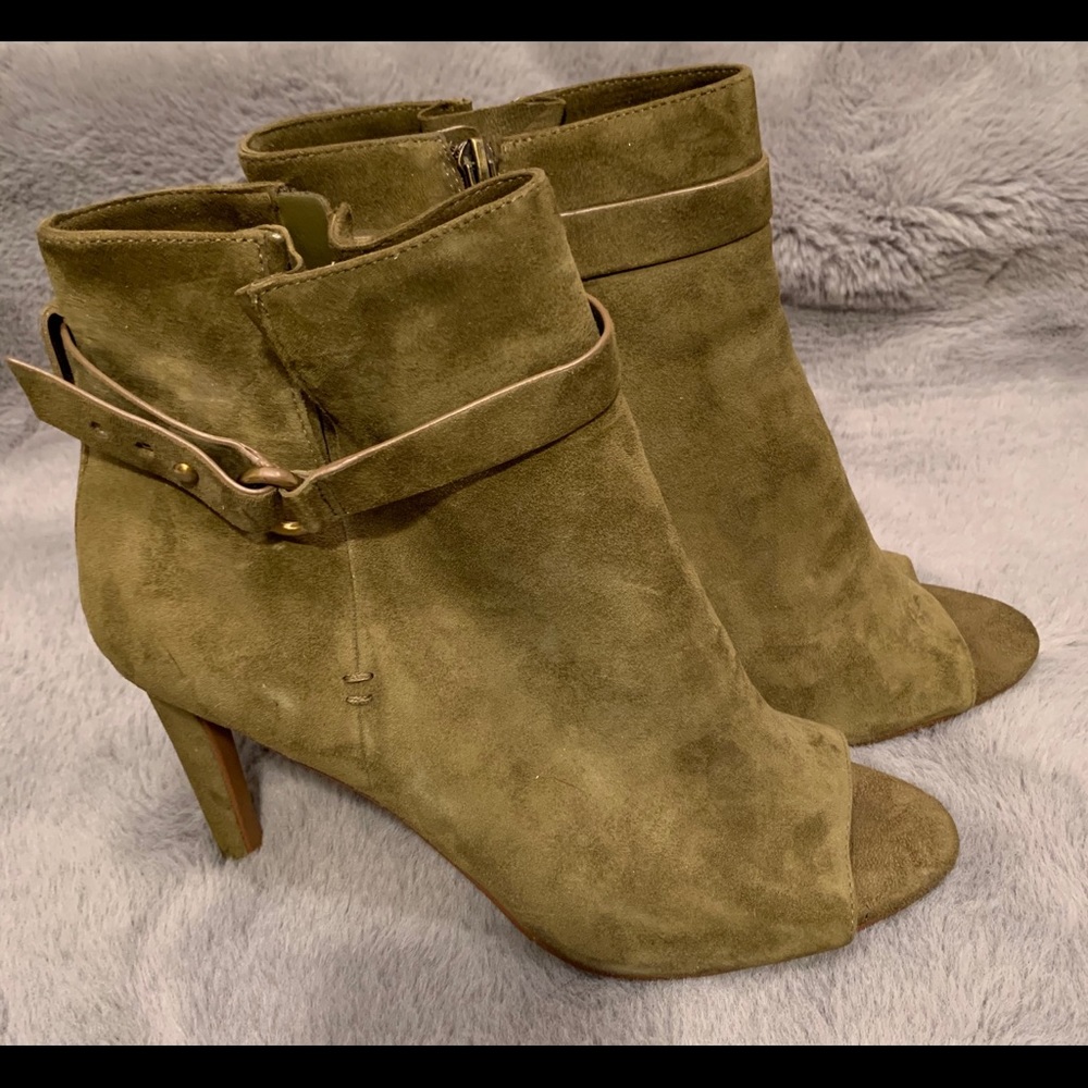 BCBG Carolina Peep Toe Booties